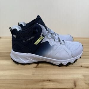 Columbia Hiking Boots mid out dry waterproof women's 7 purple lilac navy blue